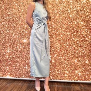 Cocktail dress with cover up embroidered jacket